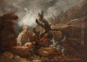 Off To Market; And Rustic Encampment