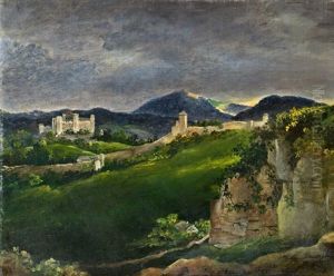 Blick Auf Die Feste Hohensalzburg by Therese Holbein