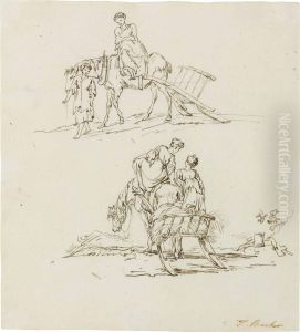 Study Of A Tree Branch by Thomas Barker of Bath