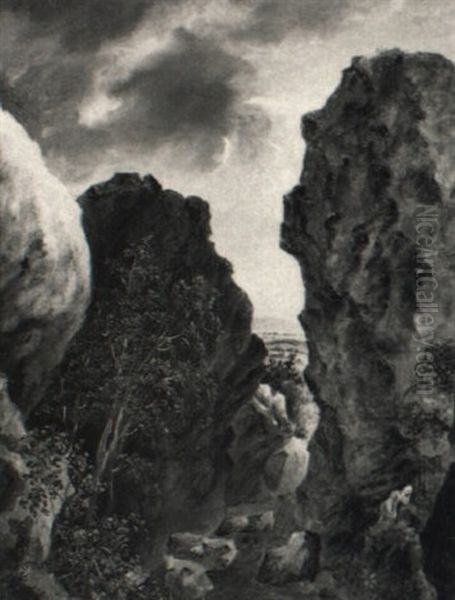 Felsenlandschaft Bei M"dling - view 1