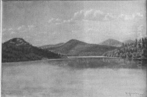 Lake Landscape by Wakeman Holberton