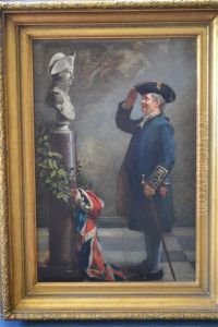 Saluting The Admiral And Untitled (2 Works) by Albert William Holden