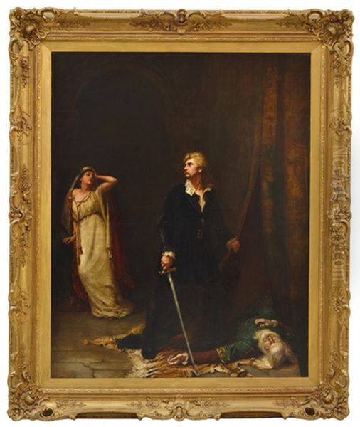 Hamlet Before The Body Of Polonius - view 1