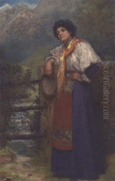 The Tambourine Girl - view 1