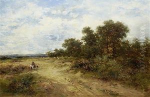 Figures On A Heath by Edward Henry Holder