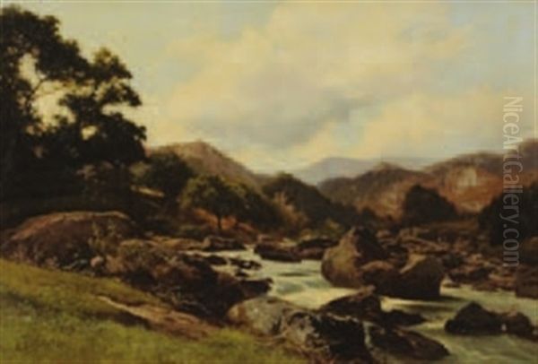 An Extensive Upland Rocky River Landscape - view 1