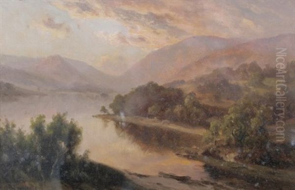 Untitled (mountain Scene) (+ Another; Pair) - view 1