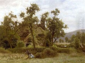 A Sunny Corner by Edward Henry Holder