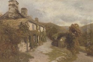 Cottage In A Country Landscape Cottage In A Country Landscape