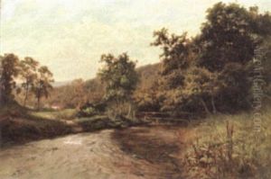 River At Haslemere, Surrey by Edward Henry Holder