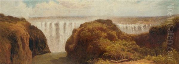 Victoria Falls On The Zambezi - view 1
