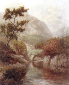Fishing By The River by Edward Henry Holder