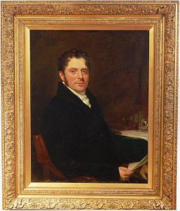 Portrait Of The Lawyer Mr Wallingford by Thomas Jones Barker