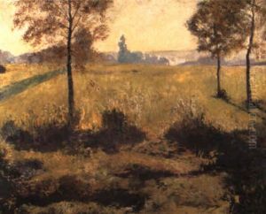 Zonnig Landschap by Franz van Holder