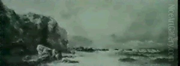 Peasants Along The Shore - view 1