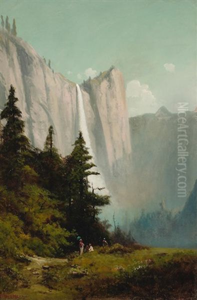 Picnic Beneath Bridal Veil Falls - view 1
