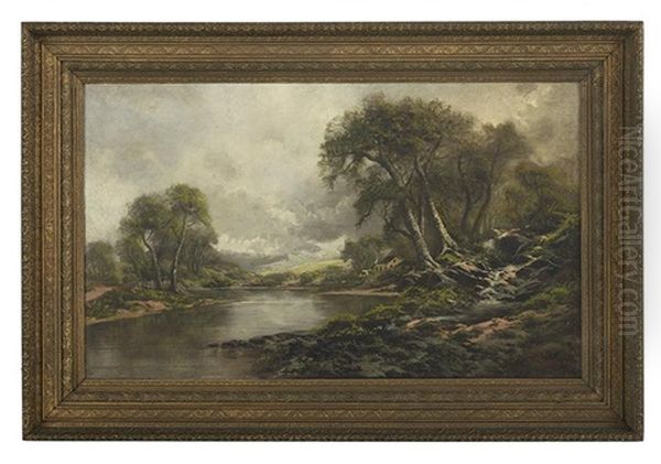 Landscape With A Homestead By A Pond - view 1