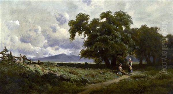 A Meeting On A Country Road - view 1