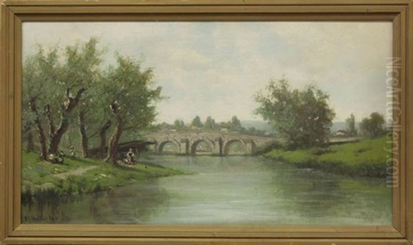 Figures In A French Landscape - view 1