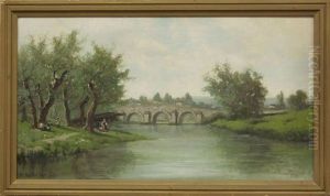 Figures In A French Landscape Figures In A French Landscape