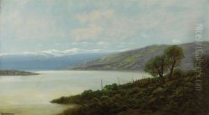 Indians Fishing The Klamath by Ransom Gillet Holdredge