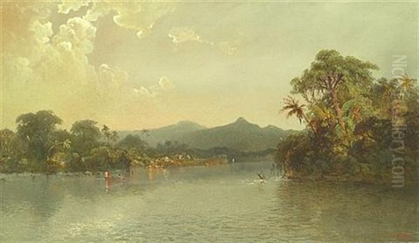 Tropical River Scene - view 1