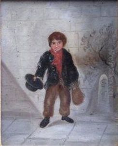A London Crossing Sweeper by William Dean Barker