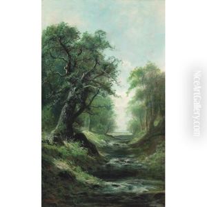 Along The Creek by Ransom Gillet Holdredge