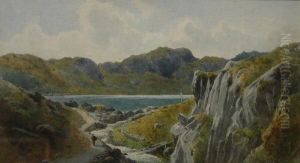 Llyn Crafnant From Above The Gorge by William Dean Barker