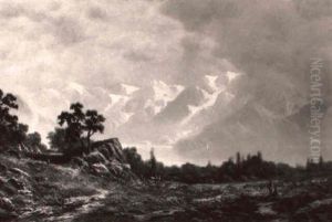 Indian Encampment by Ransom Gillet Holdredge