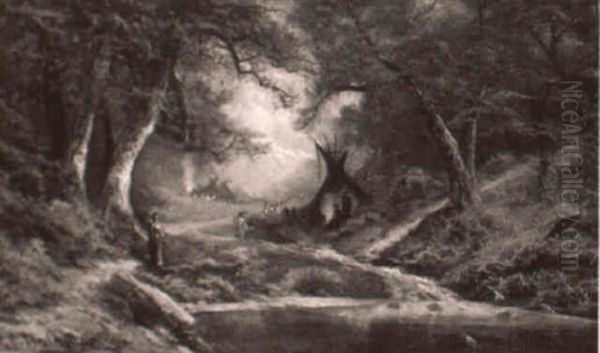 Indian Encampment - view 1