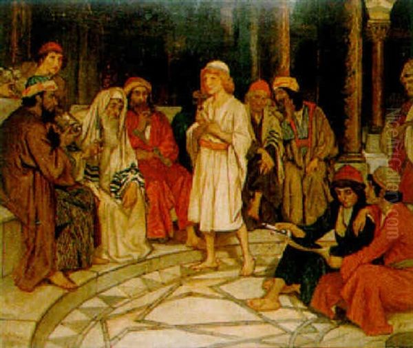 Christ In The Temple - view 1