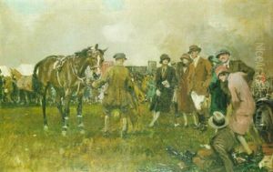 The Favourite's Arrival by Gilbert Holiday