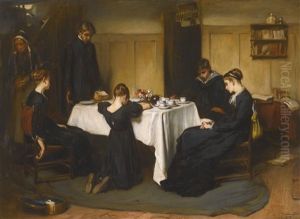The Lord Gave And The Lord Hath Taken Away by Frank Holl