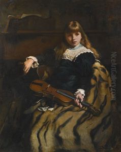 The First Violin by Frank Holl