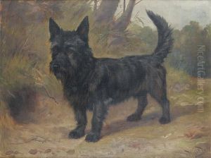 A Scottish Terrier by Wright Barker