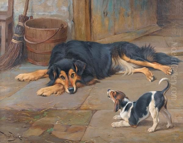 Dignity And Impudence by Wright Barker
