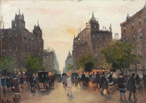 Street Scene by Anatol Barkes