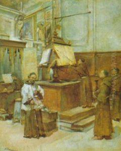 Nel Coro Di Santa Croce A Firenze