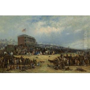 Nottingham Racecourse - The Queen's Plate by John Holland Jr.