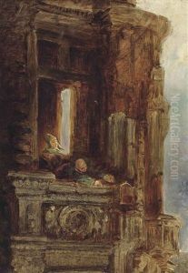 Two Nuns On A Balcony