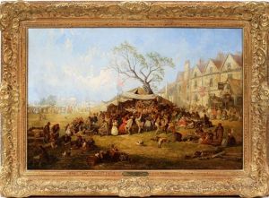 English Town Fair With Tent English Town Fair With Tent