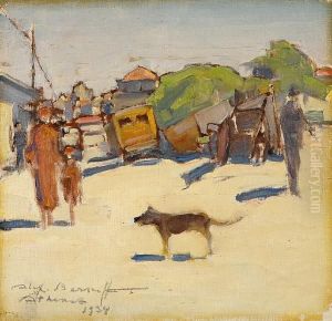 A) Athenian Street Scene by Alexander Barkoff