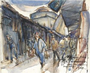 Pandrosso Street, Athens by Alexander Barkoff