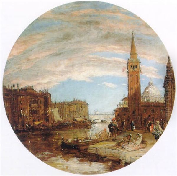 Evening, On The Grand Canal, Venice - view 1