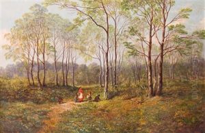 Pilzsammler Im Lichten Wald (sherwood Forest)