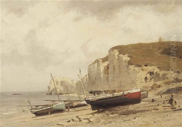 Fishing Boats On The Beach, Normandy - view 1