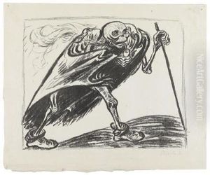Death Takes Over The Land by Ernst Barlach