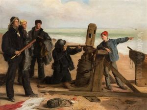 At The Beach by John Hollins