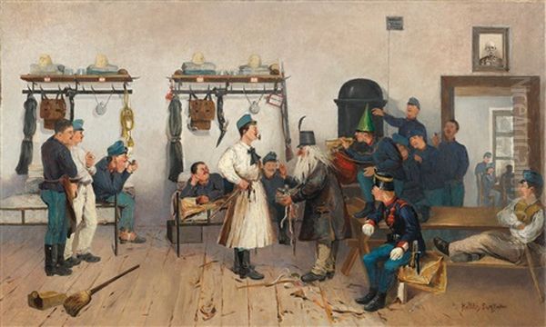 Entertainment In The Soldiers" Barracks - view 1